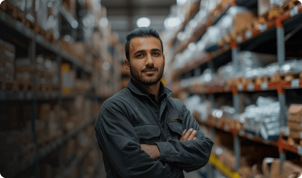 Trabajador en warehouse